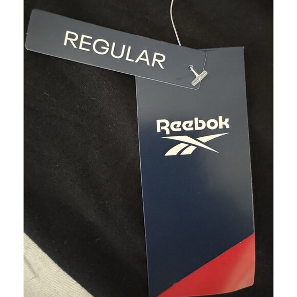 Reebok Goalie Mesh Logo Tee T-Shirt Regular Fit Short Sleeve Mens XXL Black New - Picture 9 of 9